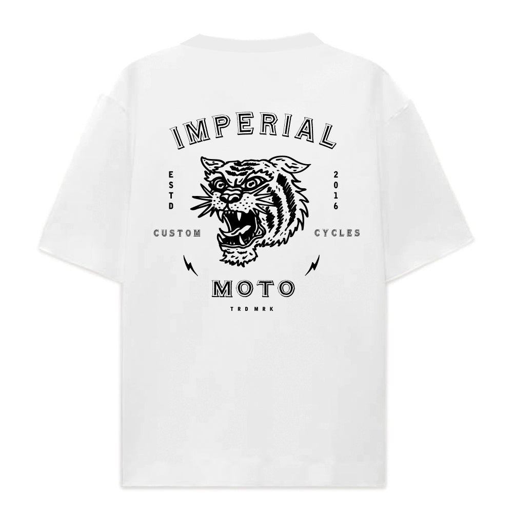 Immperial Wear Black Tiger Crew Neck Unisex T-shirt